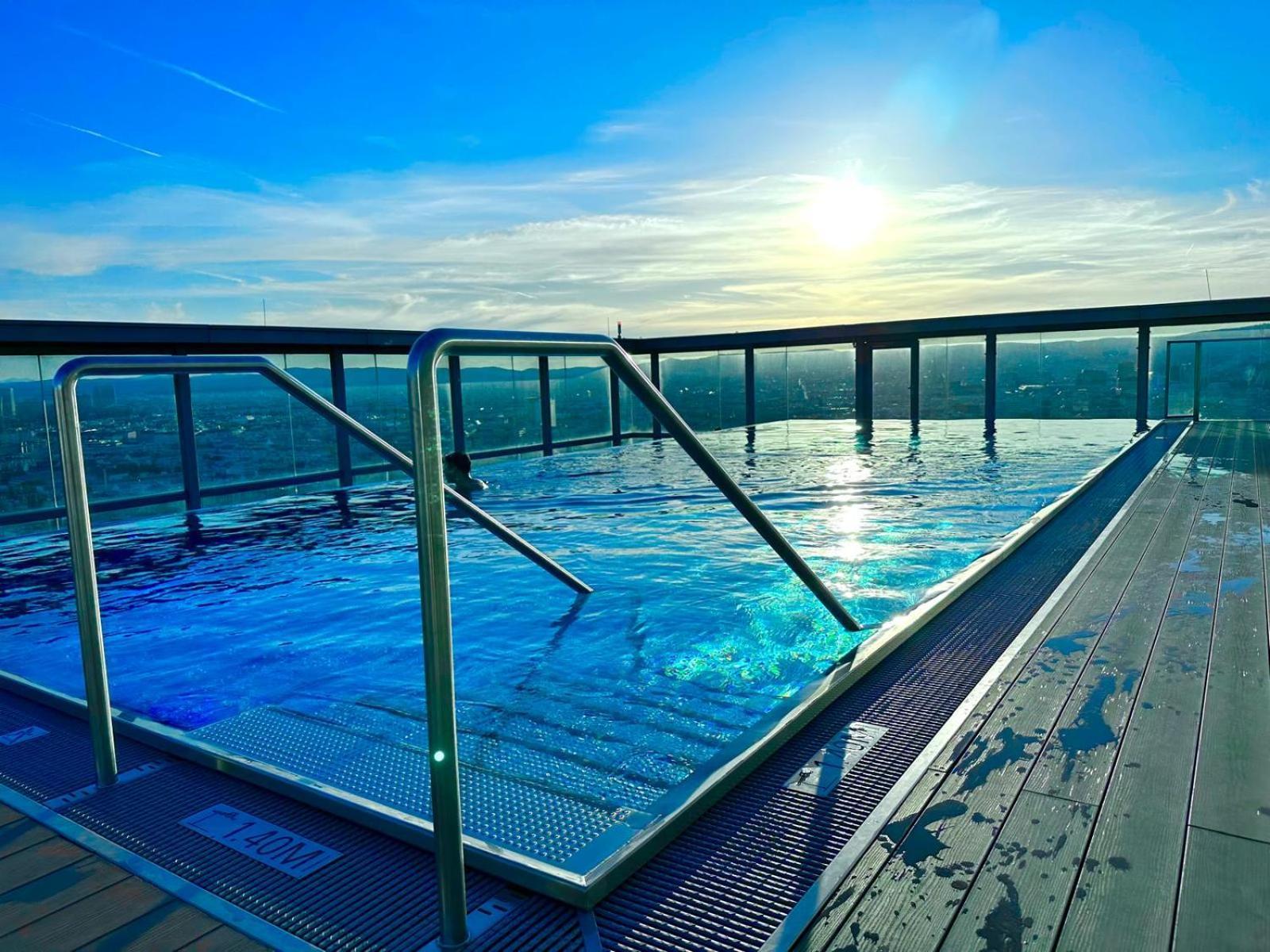 Vienna Sky Apartment I Rooftop Pool I Netflix Exterior foto